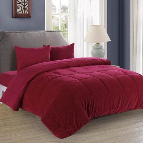 Edredom Queen Dupla Face Cereja 240X220Cm 180 Fios - Daisa